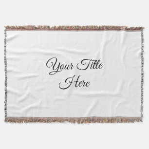 Create your own - Fringe Blanket