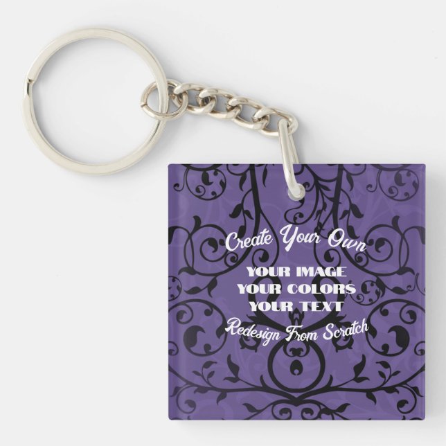 Create Your Own Fully Customised Key Ring (Front)