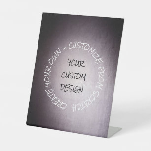 Create Your Own Fully Customised Pedestal Sign