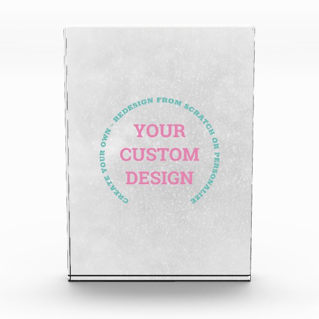 Create Your Own Fully Customised Photo Block (Front)