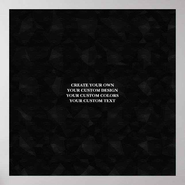 Create Your Own Fully Customised Poster (Front)