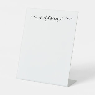 Create Your Own Fully Customised White Pedestal Sign