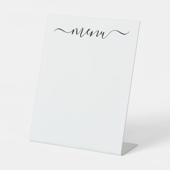 Create Your Own Fully Customised White Pedestal Sign (Front)