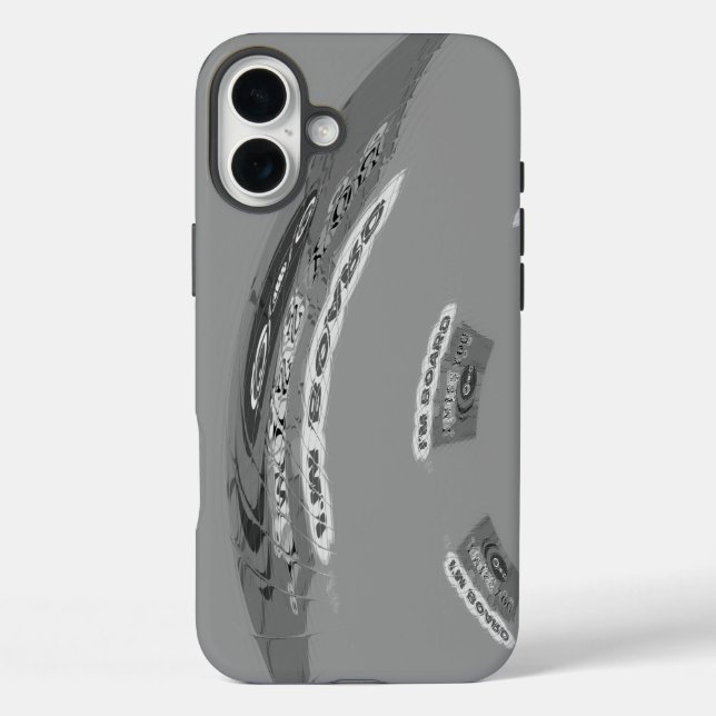 Create Your Own Funny  Bored Case-Mate iPhone Case (Back)