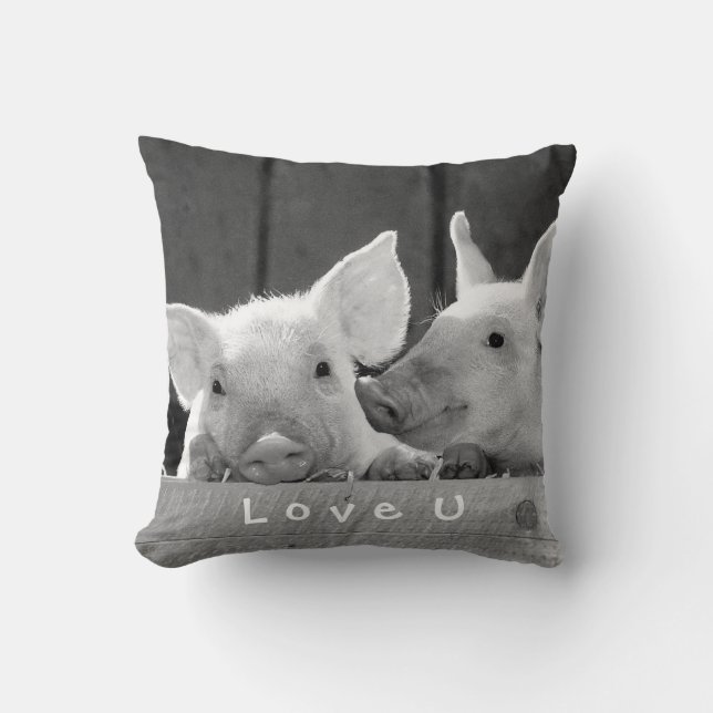 Create Your Own Funny Photo Love You Custom Cushion (Front)