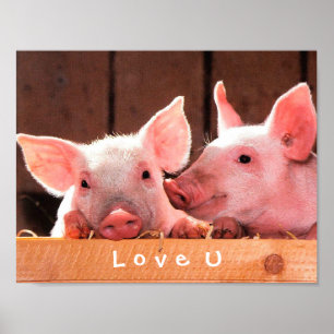 Create Your Own Funny Photo Love You Custom Poster