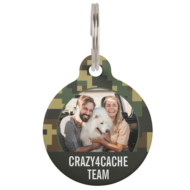 Create Your Own Geocaching Trackable Photo Tag (Front)