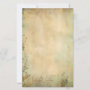 Create Your Own Gilded Garden Vintage Stationery