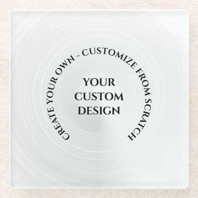 Create Your Own Glass Coaster (Front)