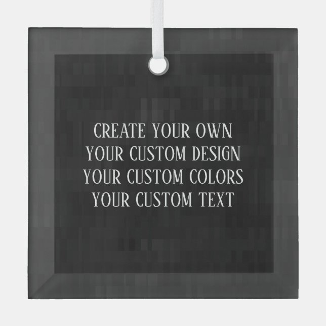 Create Your Own! Glass Tree Decoration (Front)