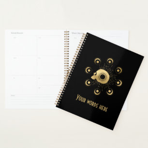 Create Your Own Gold Arcane Strength Tarot Planner