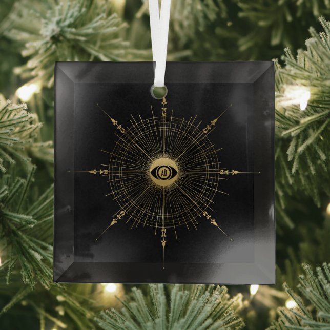 Create Your Own Gold Arcane Wheel Tarot Glass Tree Decoration (Insitu)