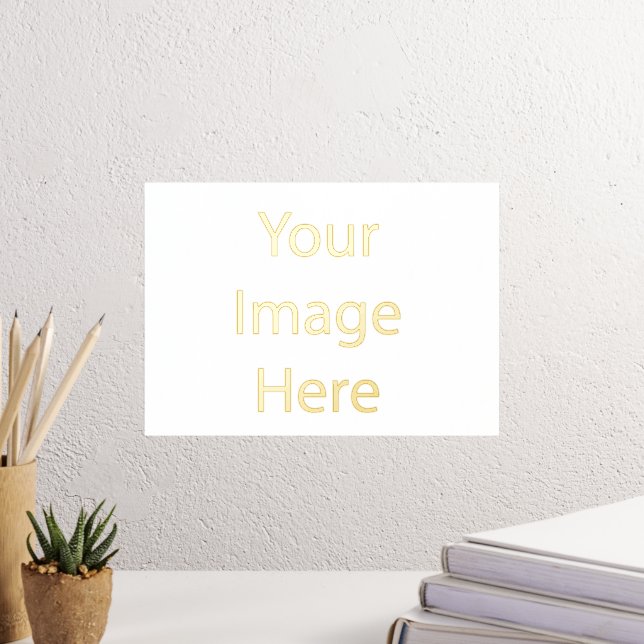 Foil Print, Size: 7" x 5", Foil Color: Gold, Matting: None (In Situ (Desk 3))