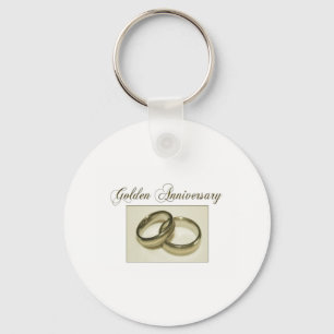 Create your own Golden Anniversary Key Ring
