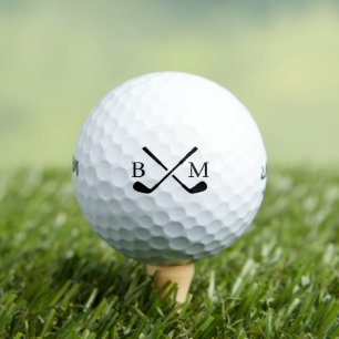 Create Your Own Golf Club Theme Monogram Initial  Balls