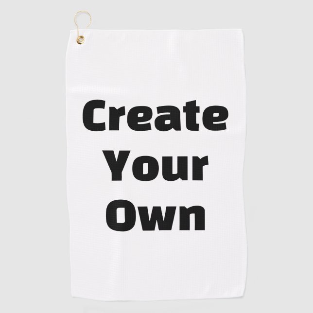 Create Your Own  Golf Towel (Front)
