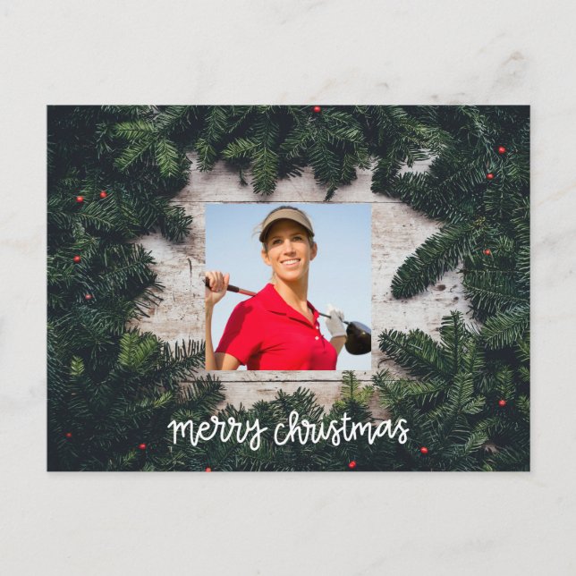 Create your own golfer Christmas card  (Front)