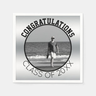 Create Your Own Graduation Personalised Photo Napkin