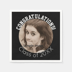 Create Your Own Graduation   Personalised Photo Napkin