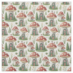 Create Your Own Grassy Fly Amanita Fairy Houses Fabric