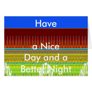 Create Your Own Greeting Card Horizontal Template