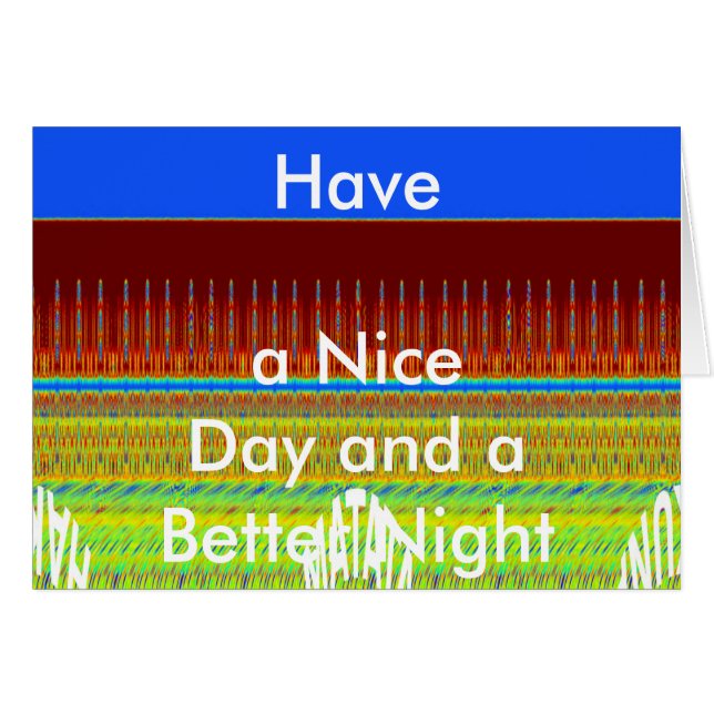 Create Your Own Greeting Card Horizontal Template (Front Horizontal)