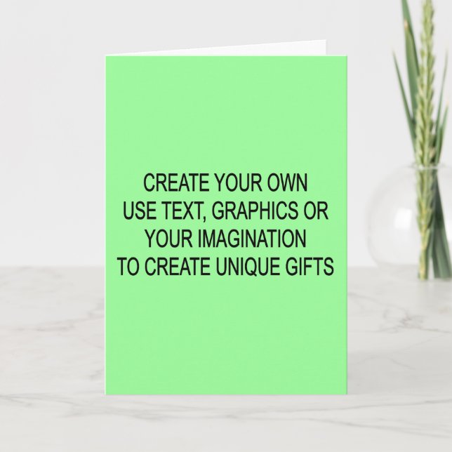 Create Your Own Greetings Cards (Front)