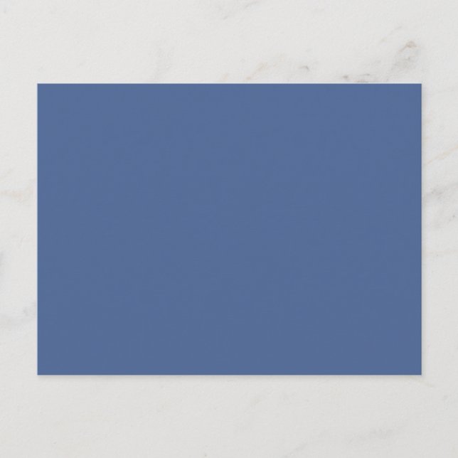  Create Your Own grey blue Announcement Postcard (Front)