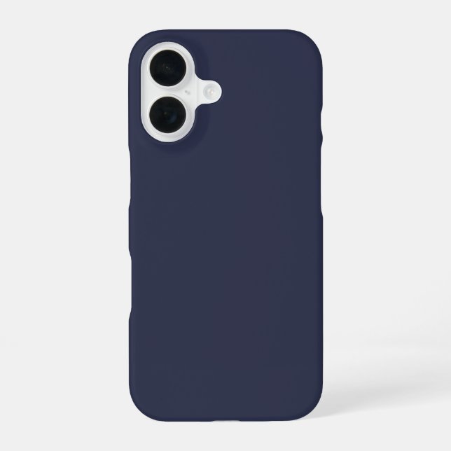 Create Your Own grey blue customisable iPhone 16 Case (Back)