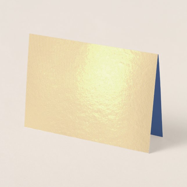 Create Your Own grey blue editable Foil Card (Front)