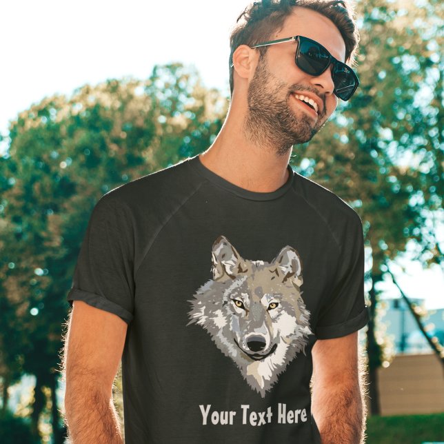 Create Your Own Grey Wolf T-Shirt (Creator Uploaded)