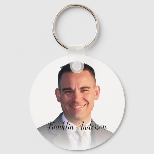 Create Your Own Groovy Selfie Amazing Key Ring (Front)