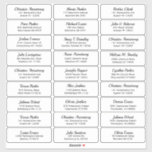Create your own Guest Name and Address<br><div class="desc">Create your own Guest name and address sticker list for wedding,  graduation,  parties,  party,  baby shower,  office etc</div>