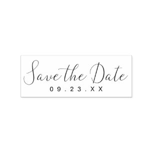 Create Your Own Hand Drawn Save The Date Rubber Stamp