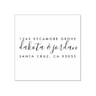 Create Your Own Hand Drawn Script Return Address