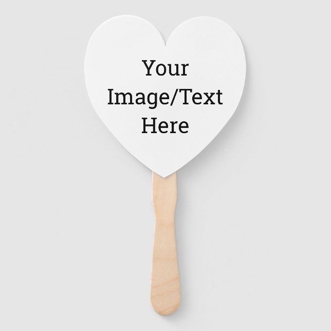 Create Your Own  Hand Fan (Front)