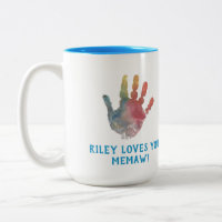 Create Your Own Hand Print for Grandma