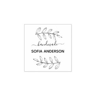 Create Your Own Handmade Name Rubber Stamp