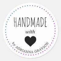 Create Your Own Handmade with Heart Name