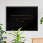 Create Your Own Handwritten Script Custom Quote Poster<br><div class="desc">Create your own custom quote poster wall art. Features your personalised text in minimalist handwritten style typography.</div>