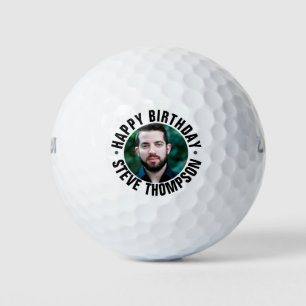 Create your Own Happy Birthday Gift Golf Balls