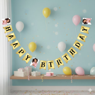 Create Your Own Happy Birthday to You Photo Bunting