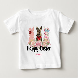 Create Your Own Happy Easter Bunnies Baby T-Shirt