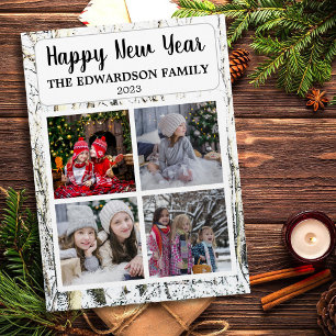 Create your own Happy New Year photo collage Magnet