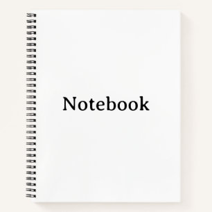 Create Your Own Hardcover 8.5" x 11" Spiral Notebook