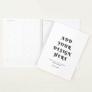 Create Your Own Hardcover Spiral Planner