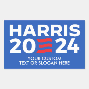 Create Your Own Harris 2024 Rectangular Sticker