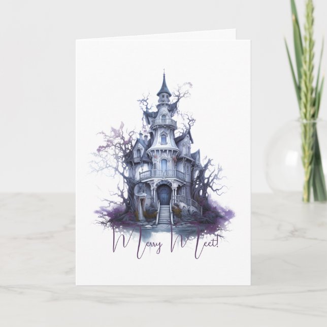 Create Your Own Haunted Castle  Card (Front)