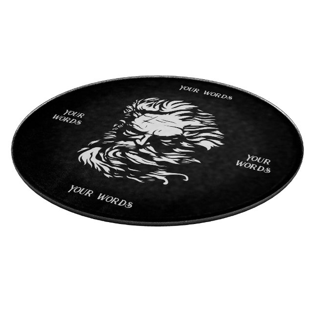 Create Your Own Head of Zeus Cutting Board (Corner)