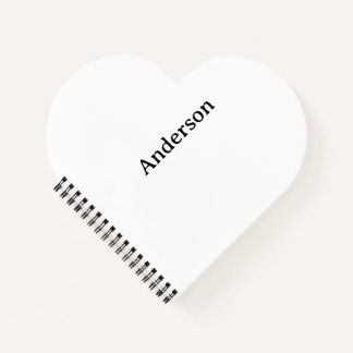 Create Your Own Heart Shaped Notebook
